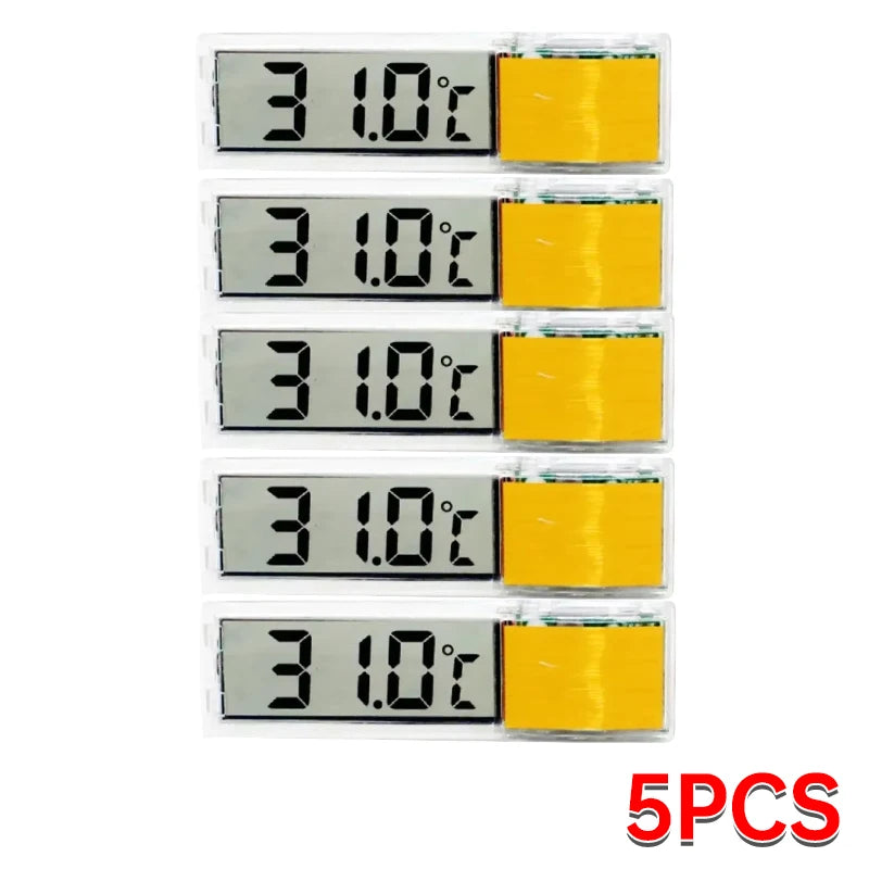 1Pcs Electronic LCD Digital Fish Tank Temperature Aquarium Thermometer Measurement Fish Tank Temp Meter Aquarium Accessories