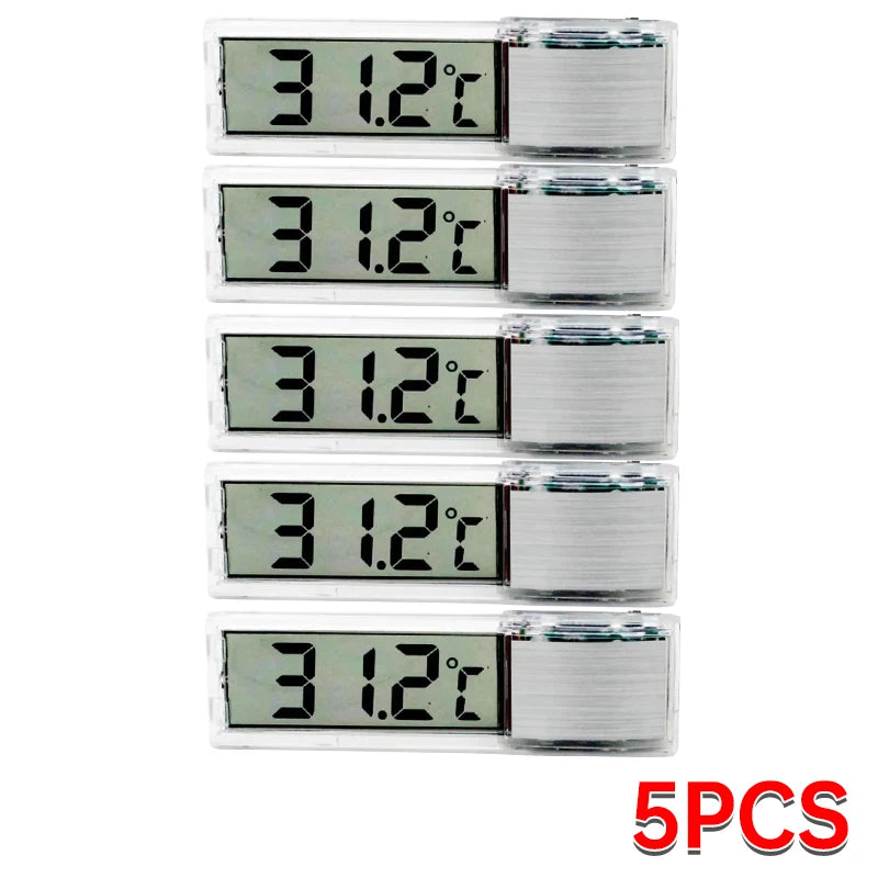 1Pcs Electronic LCD Digital Fish Tank Temperature Aquarium Thermometer Measurement Fish Tank Temp Meter Aquarium Accessories