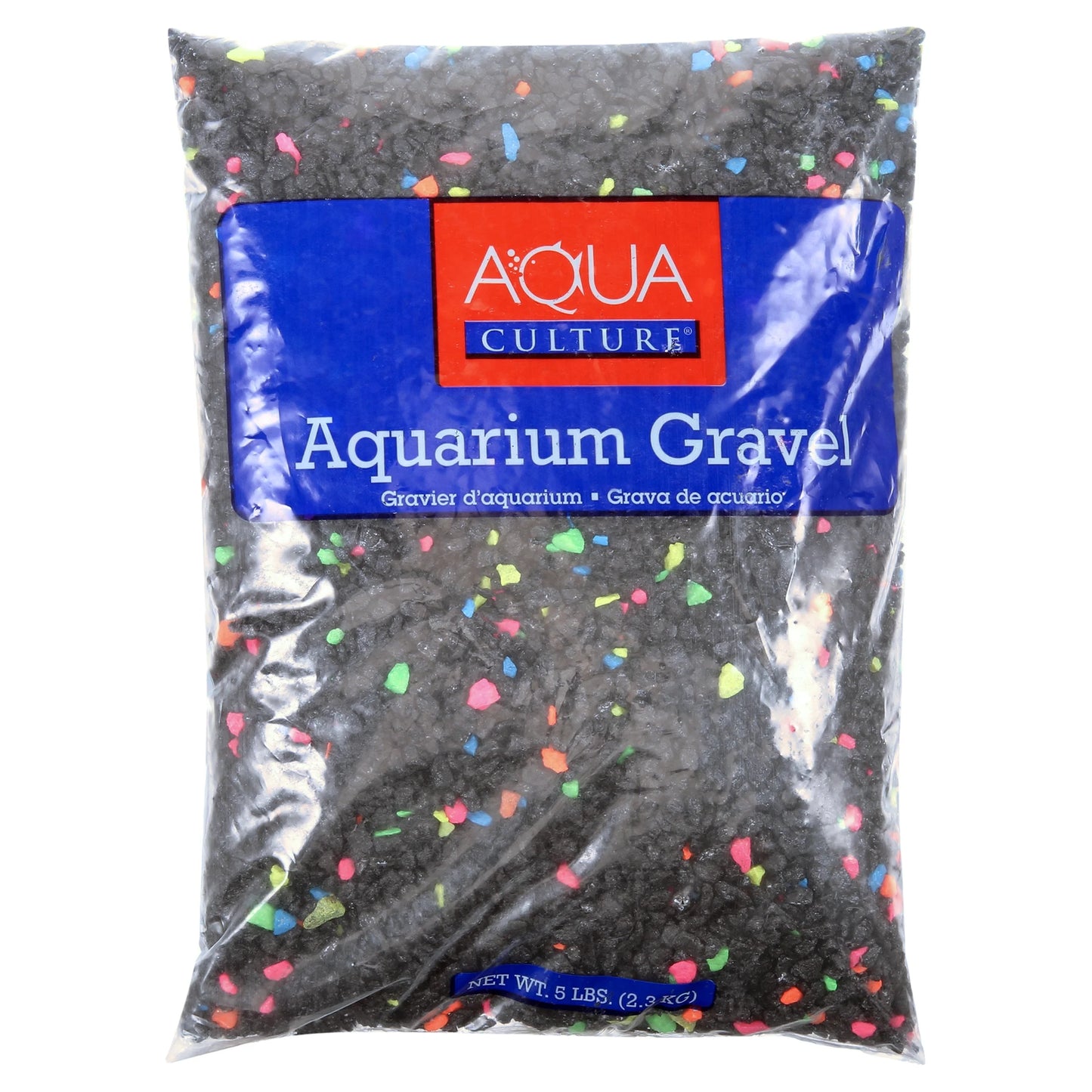 (2 Pack)  Aquarium Gravel Mix, Neon Starry Night, 5-Pound