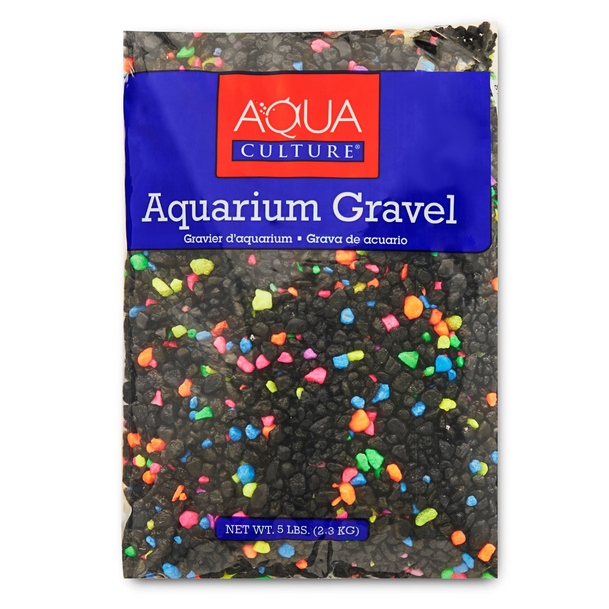 (2 Pack)  Aquarium Gravel Mix, Neon Starry Night, 5-Pound