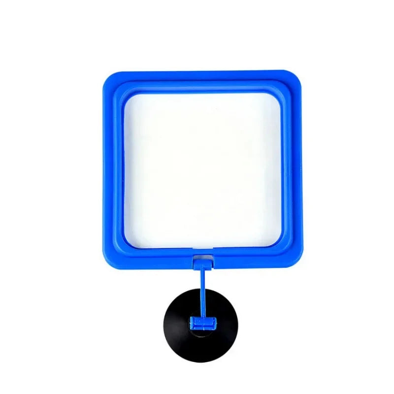 1Pc Aquarium Feeding Ring Fish Tank Floating Food Tray Feeder Square Circle Fish Feeder Accessory Aquatic Pet Supplies